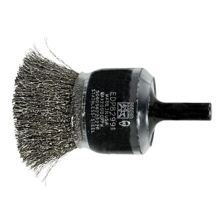 Pferd Coated Crimped End Brush, .006 SS Wire, 1 83056